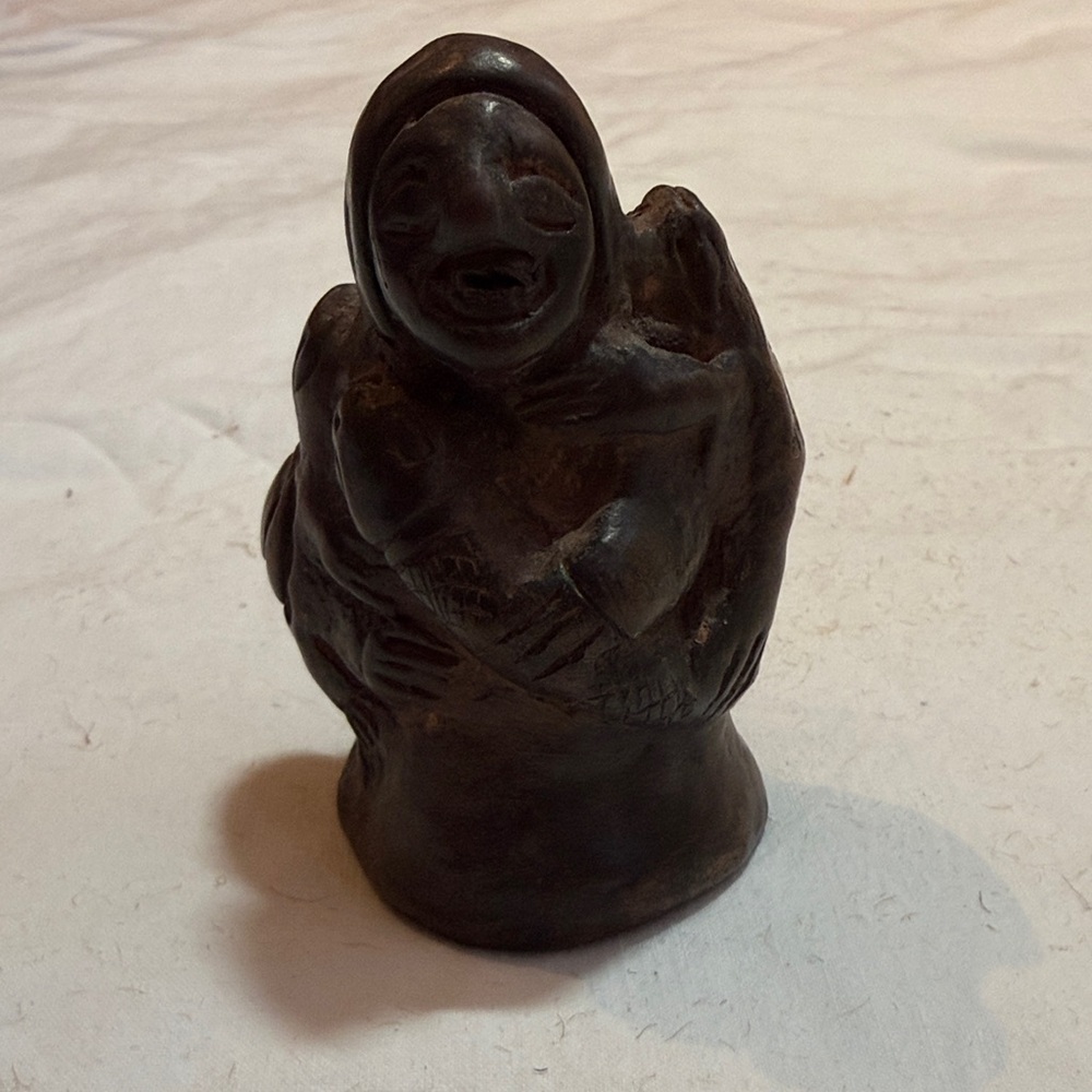 Dark brown Inuit Art Sculpture